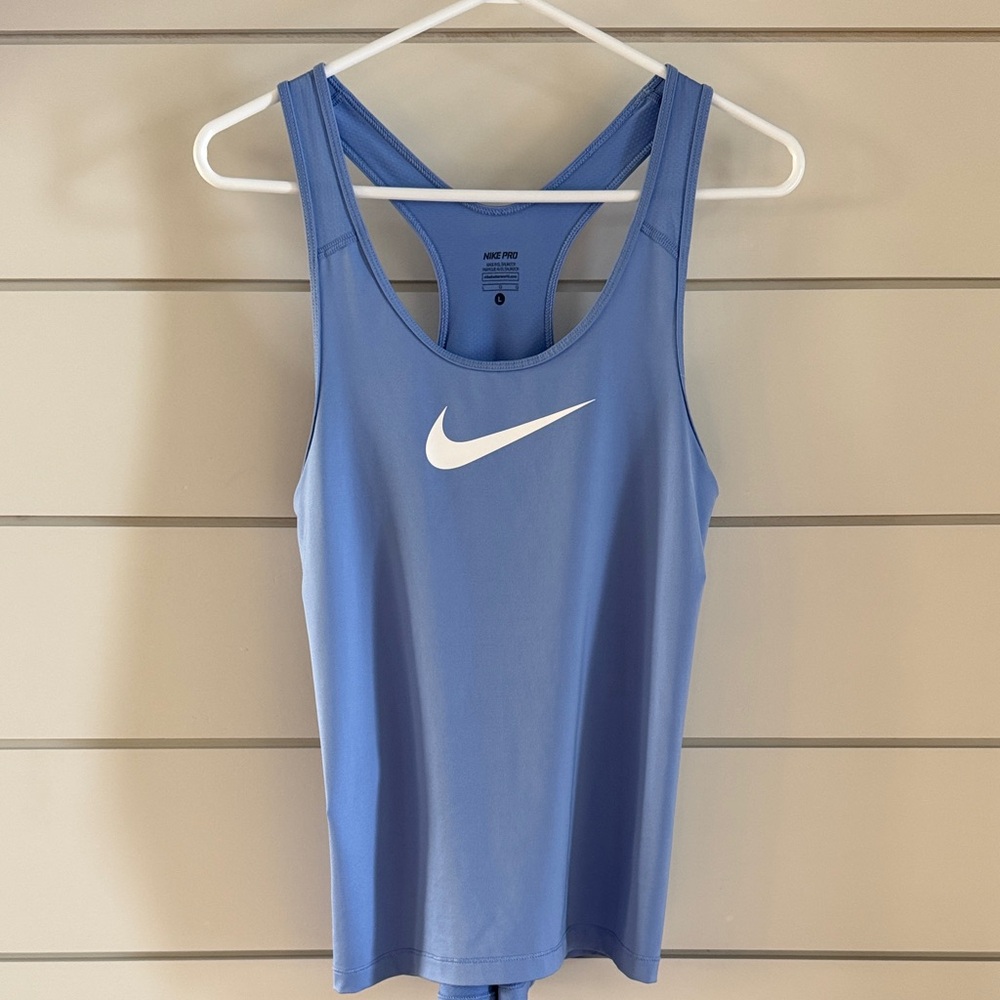 Nike Pro Periwinkle Racerback Tank Top